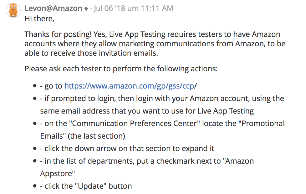 How to setup marketing preferences: https://www.amazon.com/gp/gss/ccp/